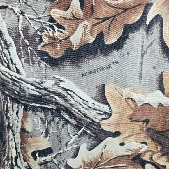 Wrangler Men's Advantage Camo Pants Size 34x34 Woodland Pattern Hunting Outdoor - Picture 3 of 12